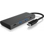 RaidSonic Icy Box IB-HUB1428-C31 USB 3.1 Hub 4 Θυρών με σύνδεση USB-C ΓκριΚωδικός: 60709 