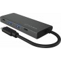 RaidSonic Icy Box IB-HUB1428-C31 USB 3.1 Hub 4 Θυρών με σύνδεση USB-C ΓκριΚωδικός: 60709 