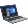 Asus W202NA-GJ0077R 11.6" (Celeron Dual Core-N3350/4GB/128GB SSD/W10 Pro) Dark blue (US Keyboard)