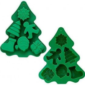 SLKIT232 Χριστουγεννιάτικη Φόρμα Σιλικόνης 6 Θέσεων