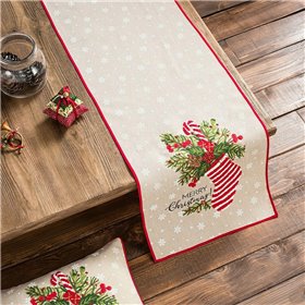 Gofis Home 601B Χριστουγεννιάτικη Τραβέρσα 40x120cm Gofis Home 601B Χριστουγεννιάτικη Τραβέρσα 40x120cm