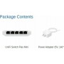 Ubiquiti USW Flex Mini Managed L2 PoE+ Switch με 5 Θύρες Gigabit (1Gbps) Ethernet