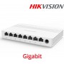Hikvision DS-3E0508D-E Unmanaged L2 Switch με 8 Θύρες Gigabit (1Gbps) Ethernet