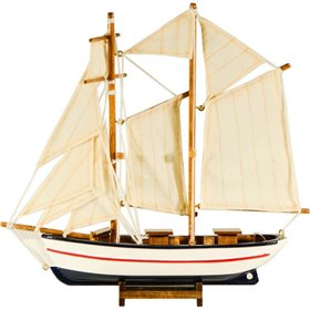 Ξύλινο Διακοσμητικό Καράβι Ιστιοπλοϊκό 24x23cm Ξύλινο Διακοσμητικό Καράβι Ιστιοπλοϊκό 24x23cm