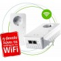 Devolo Magic 2 WiFi next Powerline Διπλού Kit για Ασύρματη Σύνδεση Wi‑Fi 5 με Passthrough Πρίζα και 2 Θύρες Gigabit Ethernet