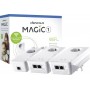 Devolo Magic 1 WiFi 2|1 Powerline Τριπλού Kit για Ασύρματη Σύνδεση Wi‑Fi 5 με Passthrough Πρίζα και 2 Θύρες Ethernet