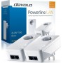 Devolo dLAN 550 Duo+ Powerline Διπλού Kit για Ενσύρματη Σύνδεση με Passthrough Πρίζα και 2 Θύρες Ethernet