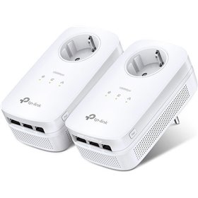 TP-LINK TL-PA8030P KIT v1 Powerline Διπλό για Ενσύρματη Σύνδεση με Passthrough Πρίζα και 3 Θύρες Gigabit Ethernet