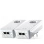 Devolo Mesh WiFi 2 Powerline Διπλού Kit για Ασύρματη Σύνδεση Wi‑Fi 5 με Passthrough Πρίζα και 2 Θύρες Gigabit Ethernet