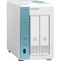 QNap TS-231K NAS Tower με 2 θέσεις για HDD/SSD και 2 θύρες Ethernet