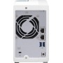 QNap TS-231P3-4G NAS Tower με 2 θέσεις για HDD/SSD και 2 θύρες Ethernet