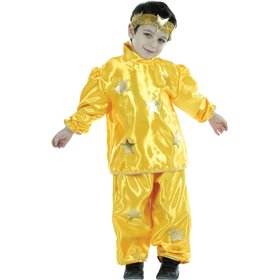 Kokoracostume Χριστουγεννιάτικη Παιδική Στολή Αστέρι Κίτρινη