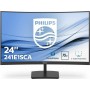 Philips 241E1SCA VA Curved Monitor 23.6" FHD 1920x1080 με χρόνο απόκρισης 4ms GTG