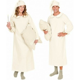 Χριστουγεννιάτικη Στολή Νυχτικό Vintage Λευκή Χριστουγεννιάτικη Στολή Νυχτικό Vintage Λευκή