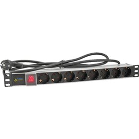 Pulsar RALZ/F Πολύπριζο Rack με 8 Sockets Μαύρο Pulsar RALZ/F Πολύπριζο Rack με 8 Sockets Μαύρο