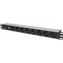 Intellinet Πολύπριζο Rack 19" με 8 Sockets Μαύρο