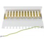 Goobay Patch Panel Cat 6 STP με 12 Ports Γκρι