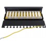 Goobay Patch Panel Cat 6 STP με 12 Ports Μαύρο