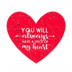 Legami Milano Κάρτα Παζλ σε Σχήμα Καρδιάς Legami Milano Κάρτα Παζλ σε Σχήμα Καρδιάς