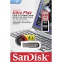 Sandisk Ultra Flair 256GB USB 3.0 Stick Μαύρο