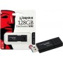 Kingston DataTraveler 100 G3 128GB USB 3.0 Stick Μαύρο