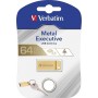 Verbatim Metal Executive 64GB USB 3.0 Stick Χρυσό