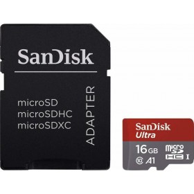 Sandisk Ultra microSDHC 16GB Class 10 A1 With Adapter Mobile
