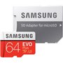 Samsung Evo Plus microSDXC 64GB U3 with Adapter