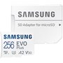 Samsung Evo Plus (2021) microSDXC 256GB Class 10 U3 V30 A2 με αντάπτορα