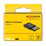 DeLock Card Reader USB 2.0 για microSDΚωδικός: 91603 