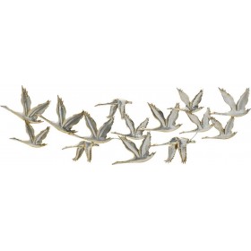 Inart Διακοσμητικό Τοίχου από Μέταλλο 127x1.5x40cm Inart Διακοσμητικό Τοίχου από Μέταλλο 127x1.5x40cm