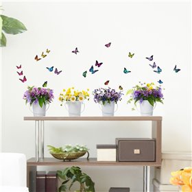 Αυτοκόλλητο Τοίχου Wild Flowers