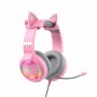 Havit Over Ear Gaming Headset με σύνδεση 2x3.5mm / USB Ροζ