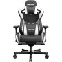 Anda Seat AD12XL Kaiser II Καρέκλα Gaming Δερματίνης με Ρυθμιζόμενα Μπράτσα Μαύρο/Λευκό