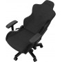 Anda Seat AD12XLLA T-Pro II Υφασμάτινη Καρέκλα Gaming με Ρυθμιζόμενα Μπράτσα Μαύρη