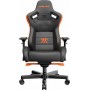 Anda Seat AD12XL V2 FNATIC Edition Καρέκλα Gaming Δερματίνης με Ρυθμιζόμενα Μπράτσα Μαύρη