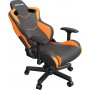 Anda Seat AD12XL Kaiser II Καρέκλα Gaming Δερματίνης με Ρυθμιζόμενα Μπράτσα Μαύρο/Πορτοκαλί