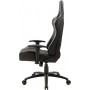 Eureka Ergonomic GX330-B Καρέκλα Gaming Δερματίνης με Ρυθμιζόμενα Μπράτσα Μαύρη