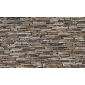 Ταπετσαρία Τοίχου Wood Stone Brown 1000x53cm Ταπετσαρία Τοίχου Wood Stone Brown 1000x53cm