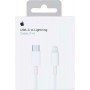 Apple Regular USB 2.0 Cable USB-C male - Lightning Λευκό 1m (MQGJ2ZM/A)