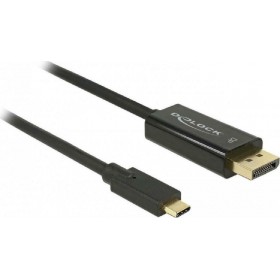 DeLock Regular USB 3.1 Cable USB-C male - DisplayPort Male Μαύρο 2m (85256)