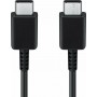 Samsung Regular USB 2.0 Cable USB-C male - USB-C male Μαύρο 1m (EP-DA705BBEGWW)