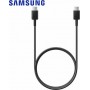 Samsung Regular USB 2.0 Cable USB-C male - USB-C male Μαύρο 1m (EP-DA705BBEGWW)