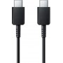 Samsung Regular USB 2.0 Cable USB-C male - USB-C male Μαύρο 1m (EP-DA705BBEGWW)