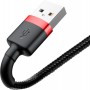 Baseus Cafule Braided USB to Lightning Cable Κόκκινο 3m (CALKLF-R91)