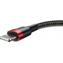 Baseus Cafule Braided USB to Lightning Cable Κόκκινο 3m (CALKLF-R91)