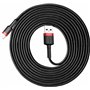 Baseus Cafule Braided USB to Lightning Cable Κόκκινο 3m (CALKLF-R91)