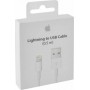 Apple USB to Lightning Cable Λευκό 0.5m (ME291)