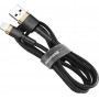 Baseus Cafule Braided USB to Lightning Cable Χρυσό 3m (CALKLF-RV1)