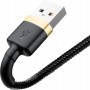 Baseus Cafule Braided USB to Lightning Cable Χρυσό 3m (CALKLF-RV1)